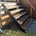 Schody metalowe tarasowe