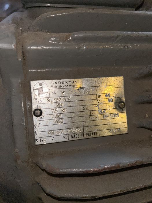 Silnik indukta 1450 obr. 7,5 kw