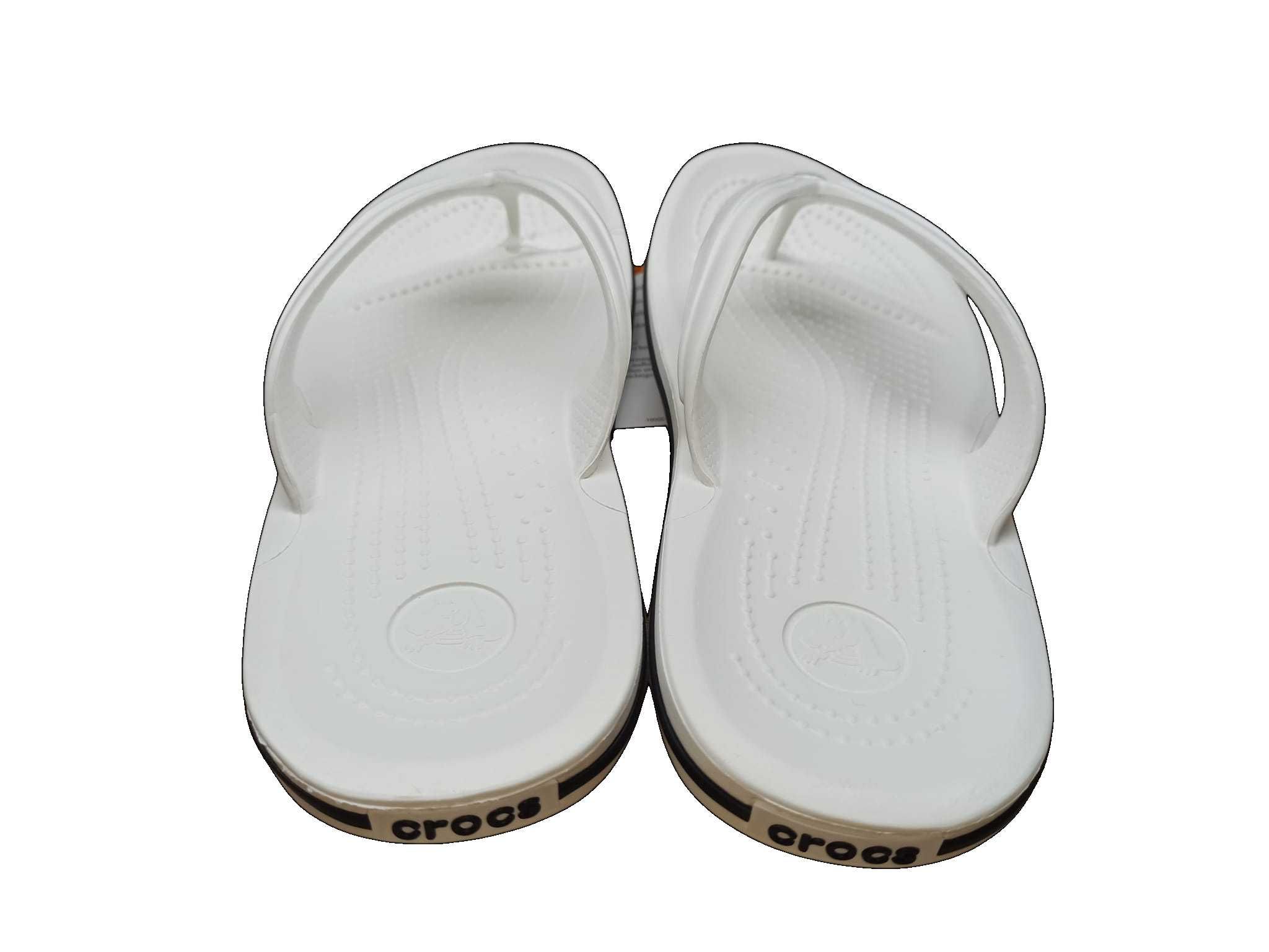 NOWE Klapki JAPONKI CROCS męskie damskie unisex na basen BIAŁE R 43/44