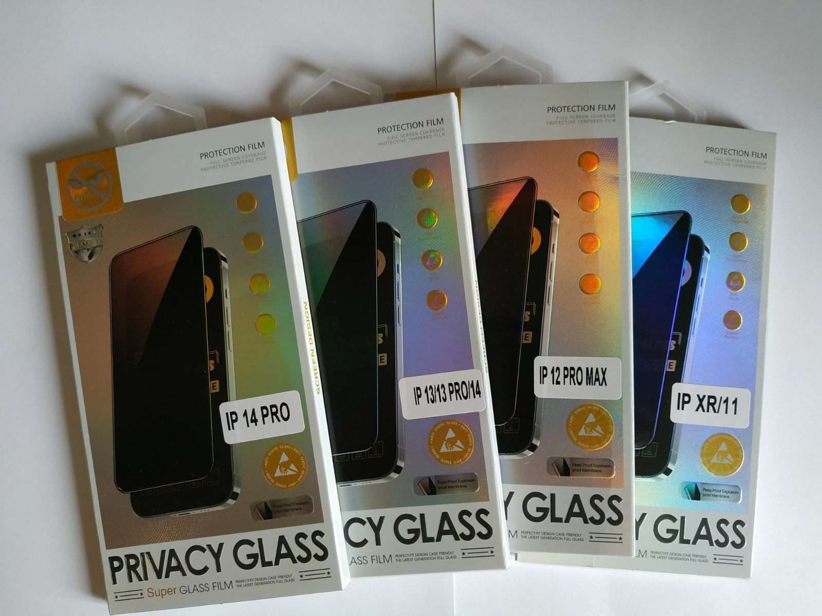 Защитное стекло Privacy Glass Антишпион для iPhone