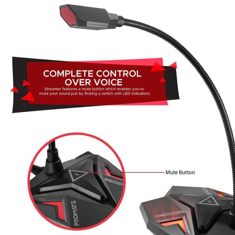 Мікрофон Promate High Definition USB gaming