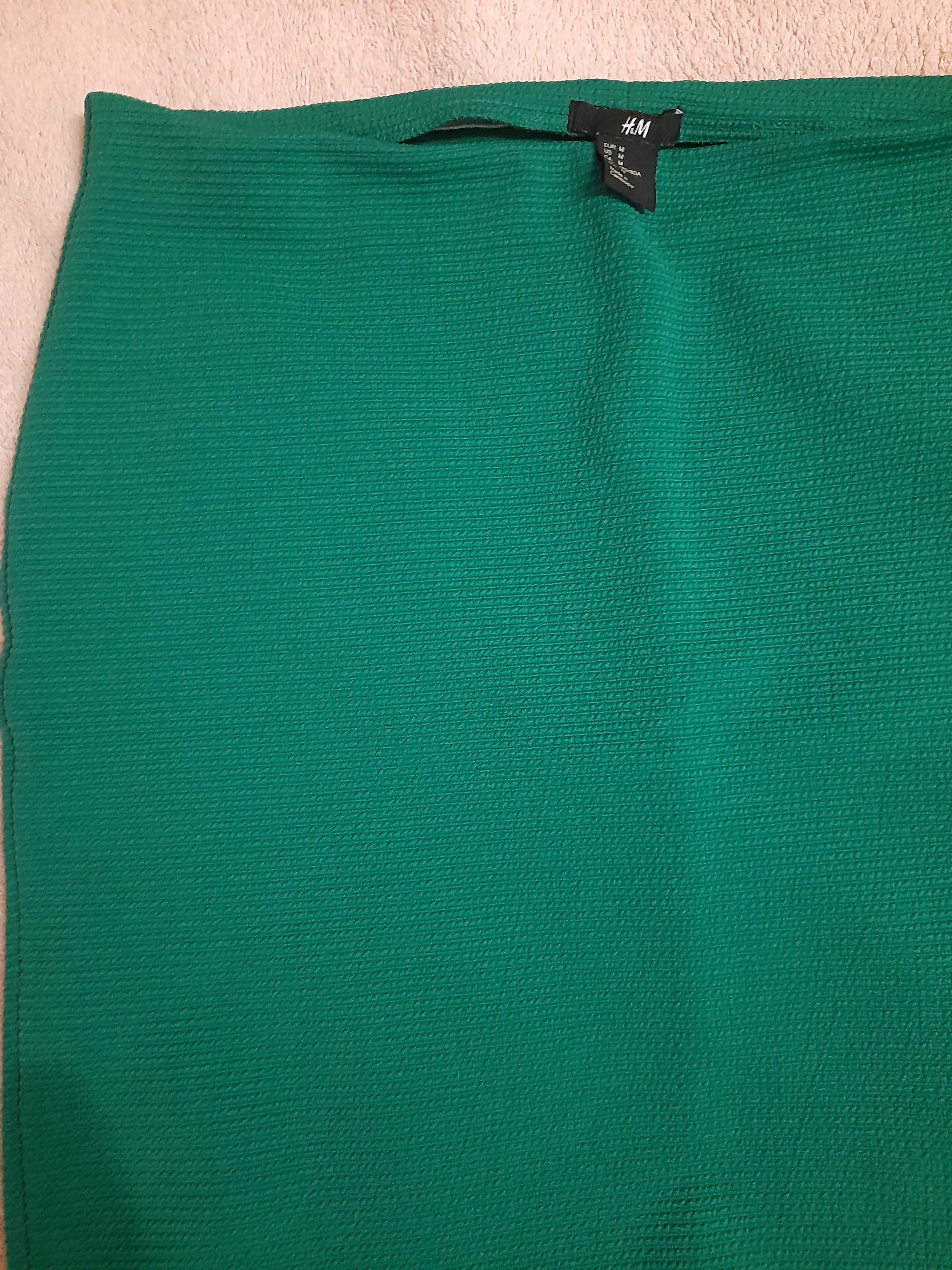 Spódnica zielona   firmy H&M