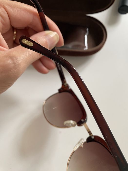Tom Ford okulary prxeciwsloneczne brazowe