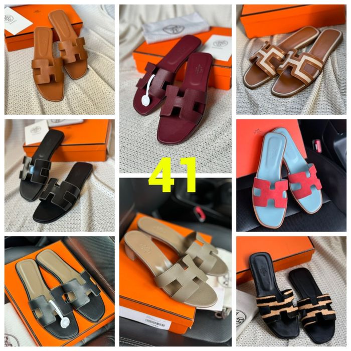 Шлепки шлепанцы Herme