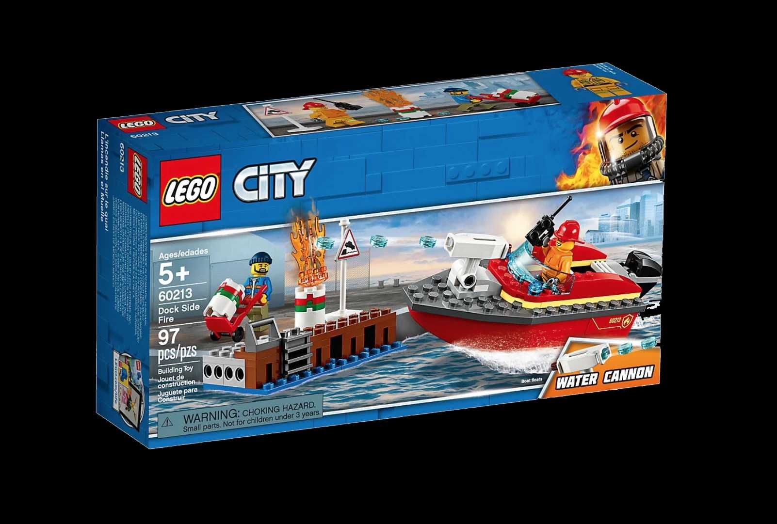 Klocki LEGO City 60213 Pożar w Dokach * FABRYCZNIE NOWY