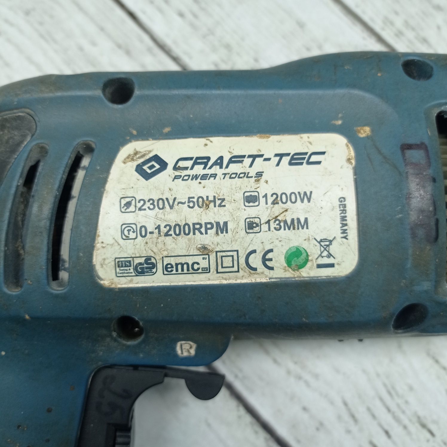 Дрель Craft Tec 1200w