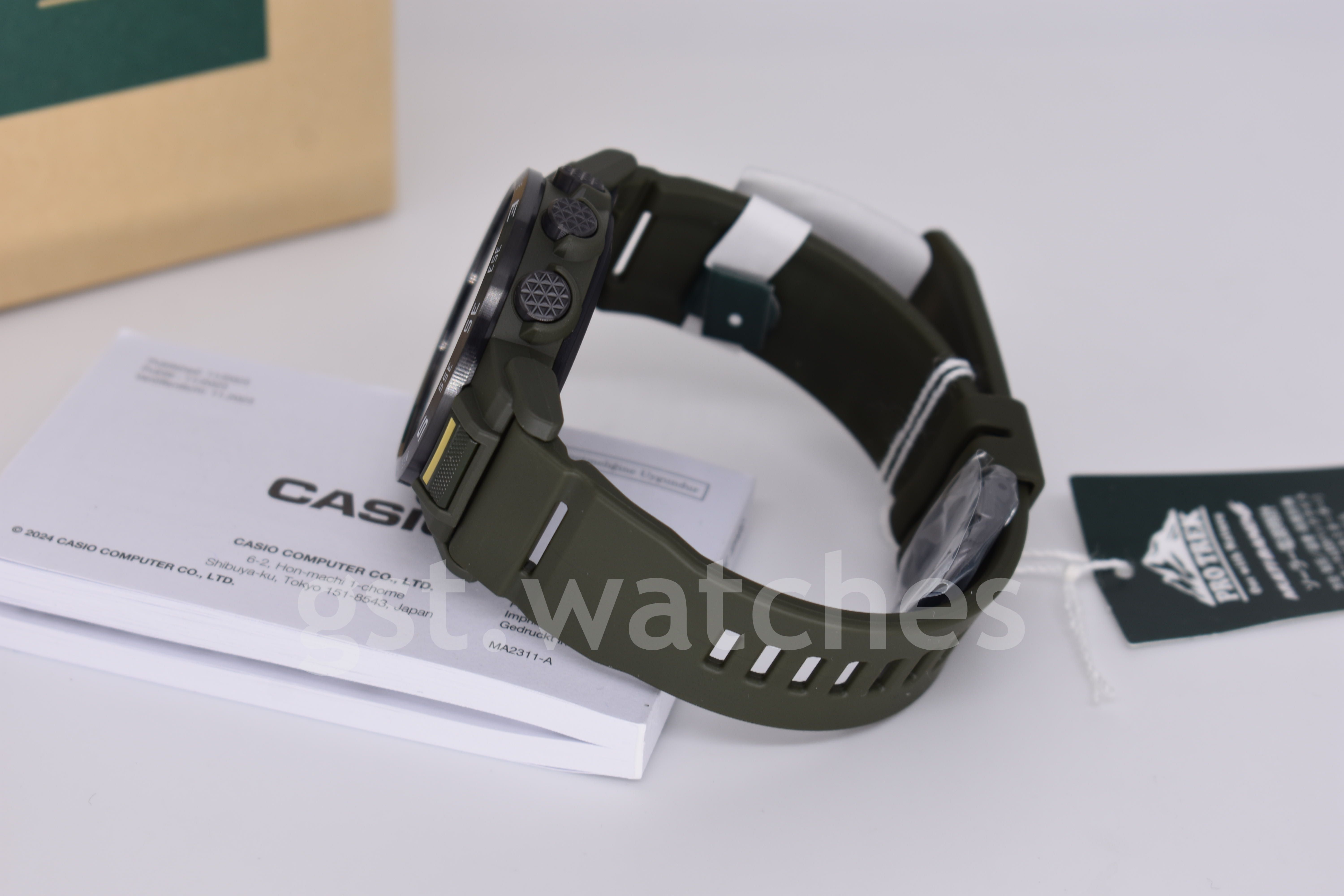 Casio Pro-Trek PRW-35Y-3B NEW ORIGINAL | Triple Sensor | Solar