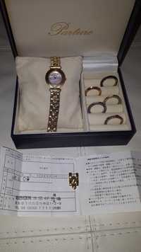 Японские часы Parture позолота со сменными накладками