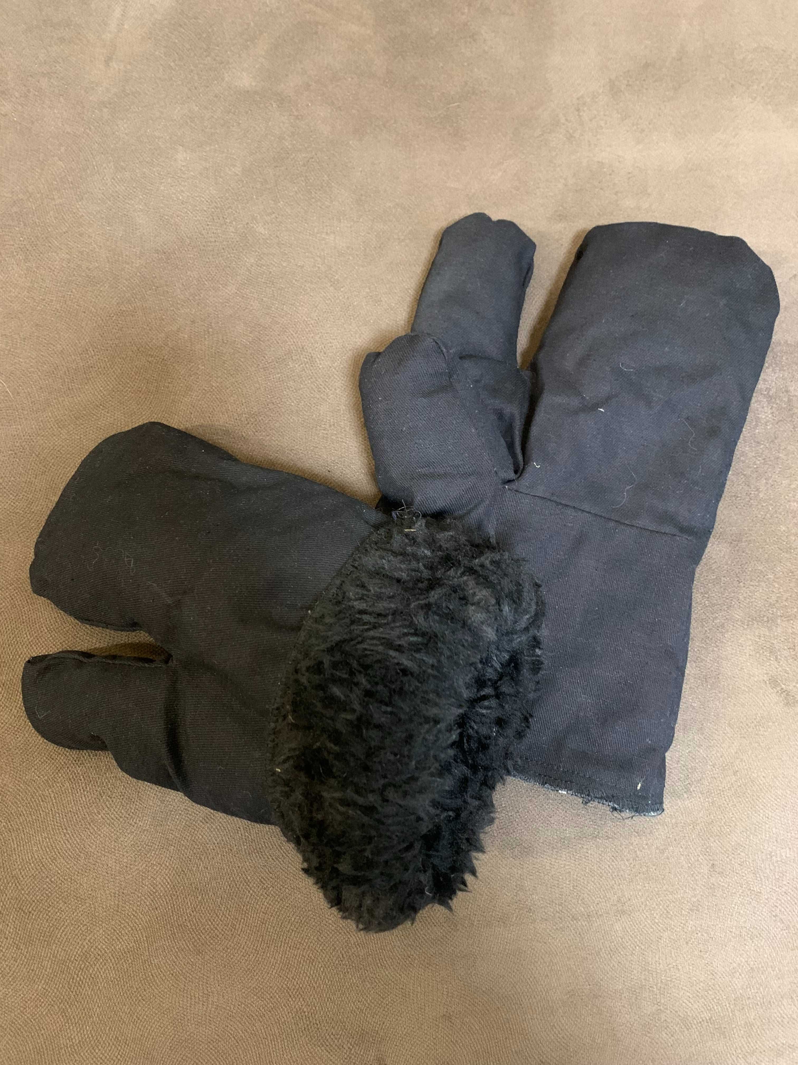 Мужские рукавицы трехпалые зимние