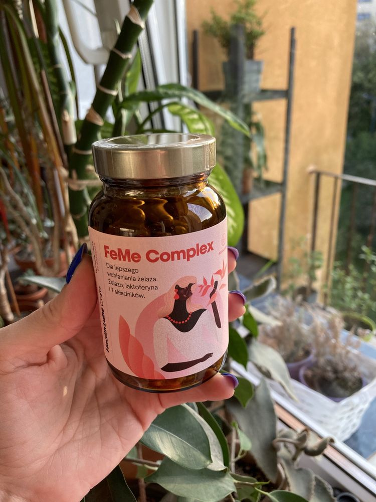 Żelazo i laktoferyna FeMe Complex HEALTH LABS CARE