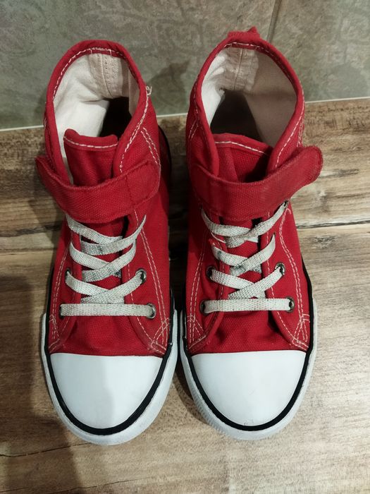 Кеди H&M 29-30 р. червоні кеды кросівки