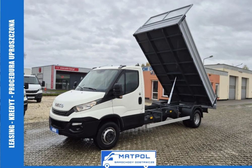 Iveco Daily 70C18 / 35C18 Hi-Matic 3.0HPi, wywrotka  klimatyzacja, siłownik 8ton, bliźniaki, nowy wywrot, KAT.B, KAT.C