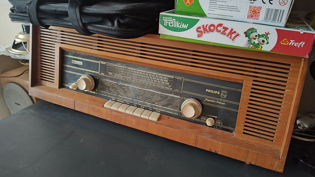 PHILIPS JUPITER 521 STEREO - Radio lampowe lata 60 wzmacniacz