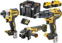 Zestaw Dewalt Wkrętarka Szlifierka Zakrętak 18 v 2x5 ah NOWY fv23%