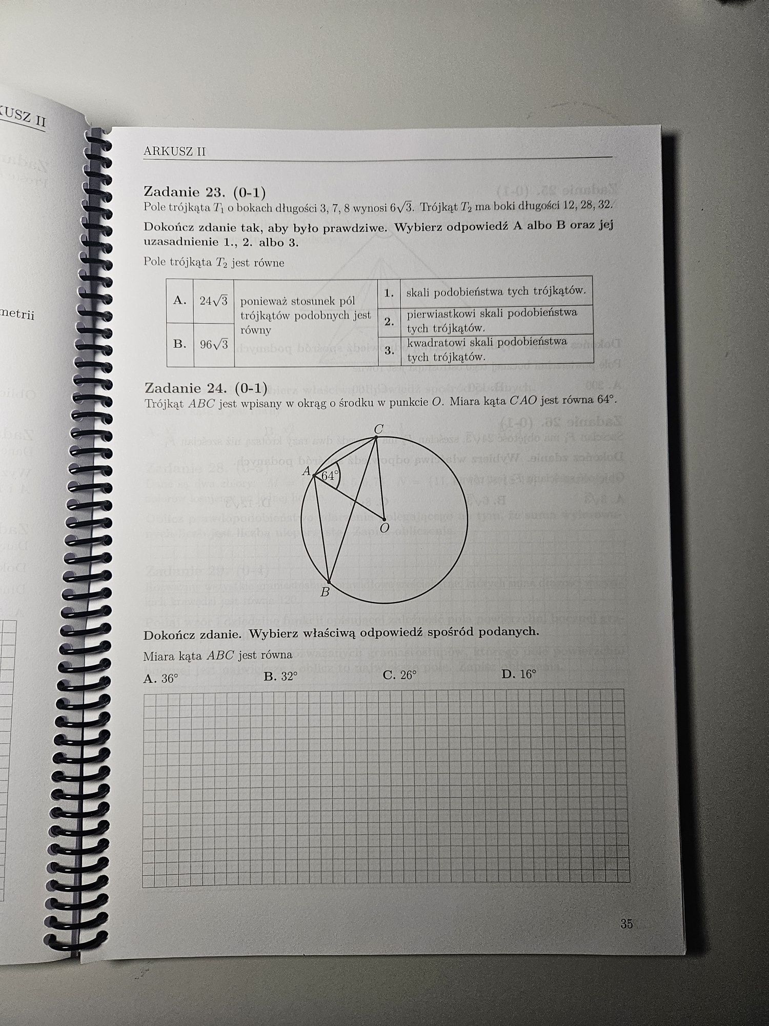 Arkusze maturalne Matura 2025 Matematyka Aksjomat poziom podstawowy