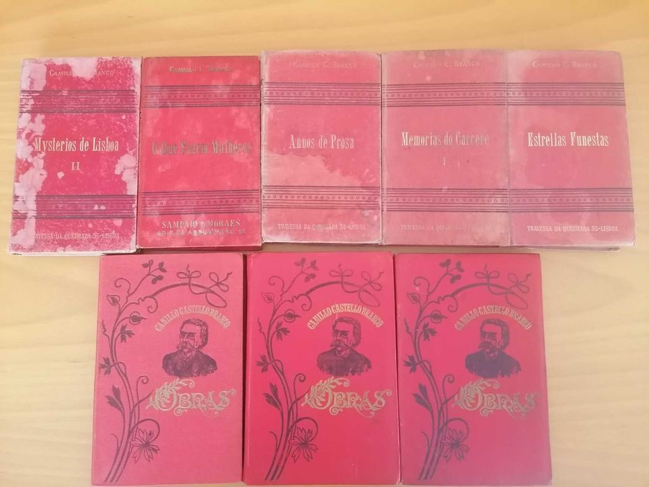 Lote de livros Camillo Castelo Branco (8)