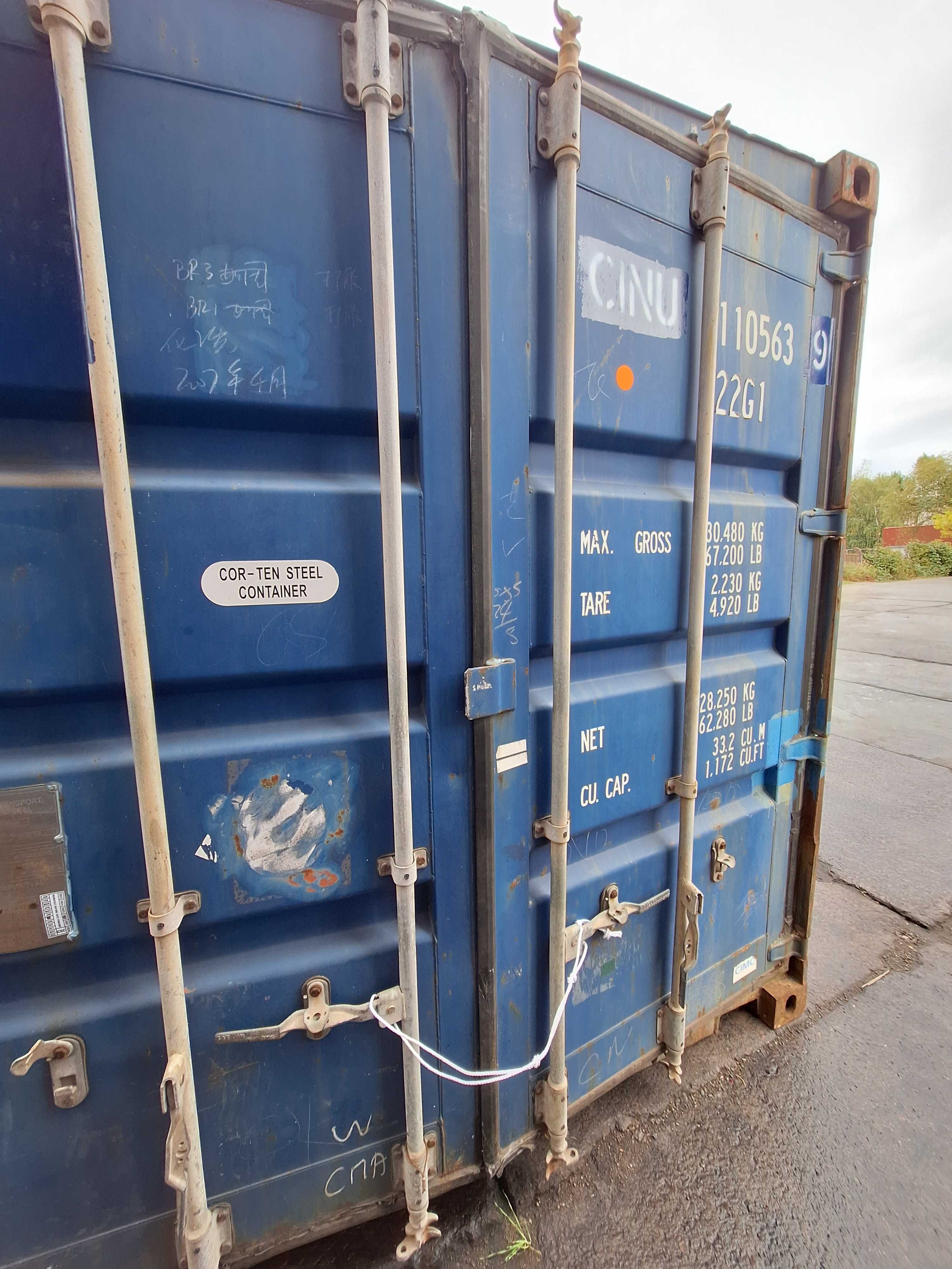 Kontener morski używany 20 DC Szczecin Tani transport