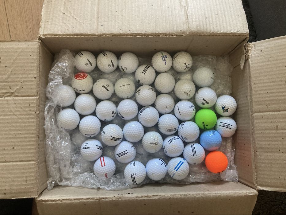 105 używanych piłek golfowych znanych firm, kurier pobranie gratis