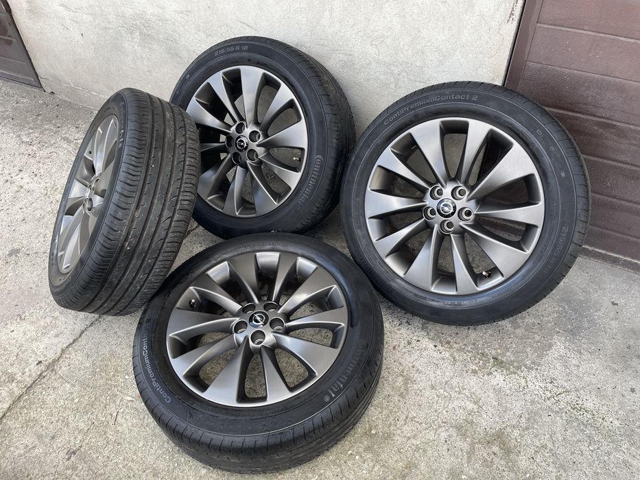 (85)Koła, Felgi 5x105 18” Oryginał Opel Mokka, Continental