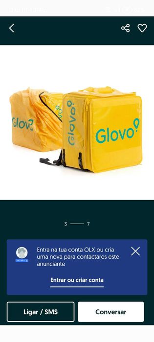 Mochila térmica glovo