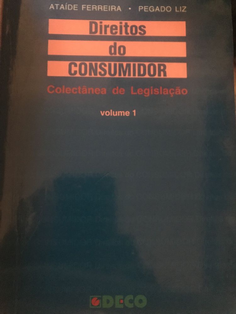 Livros Direito Trabalho e Consumo