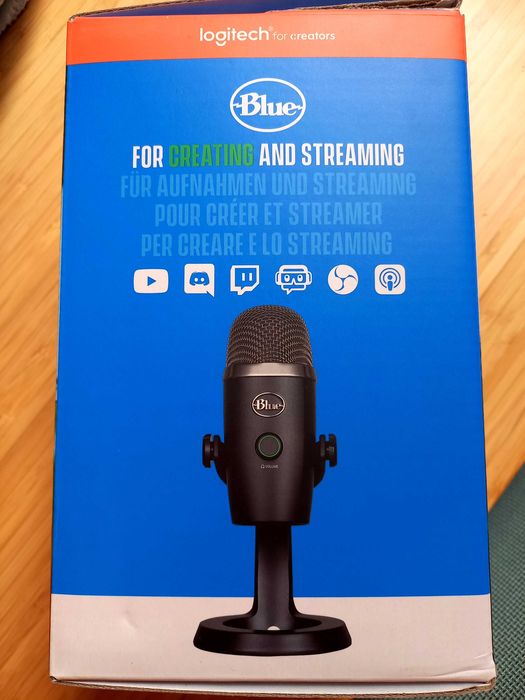 Microfone Yeti Nano Blue Logitech