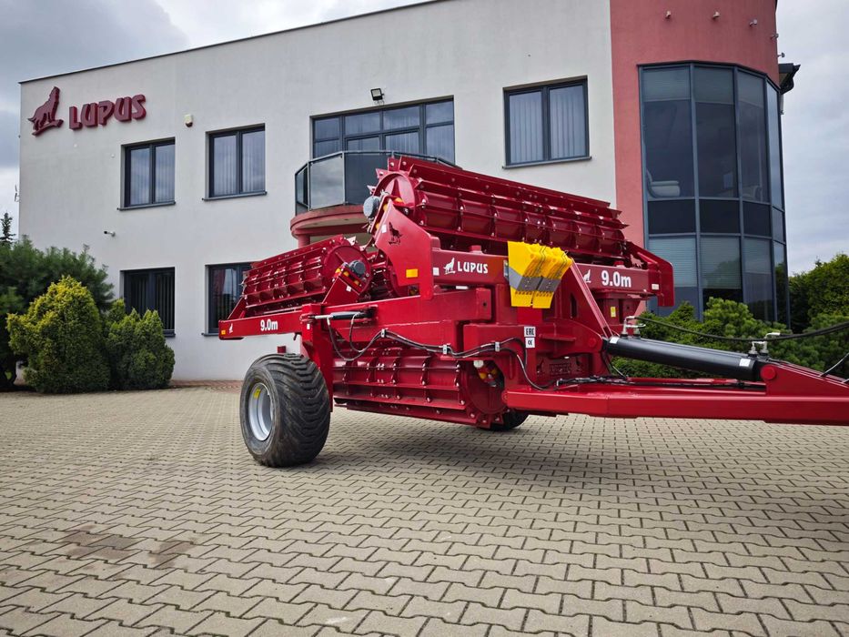 Wał nożowy mulczer do niszczenia rzepaku kukurydzy poplonów 9,0m Lupus