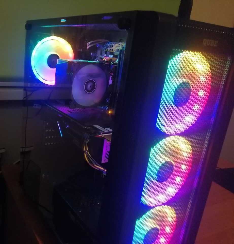 Ігровий комп'ютер QUBE, Ryzen 5 3600, RX 5600 XT, 16gb