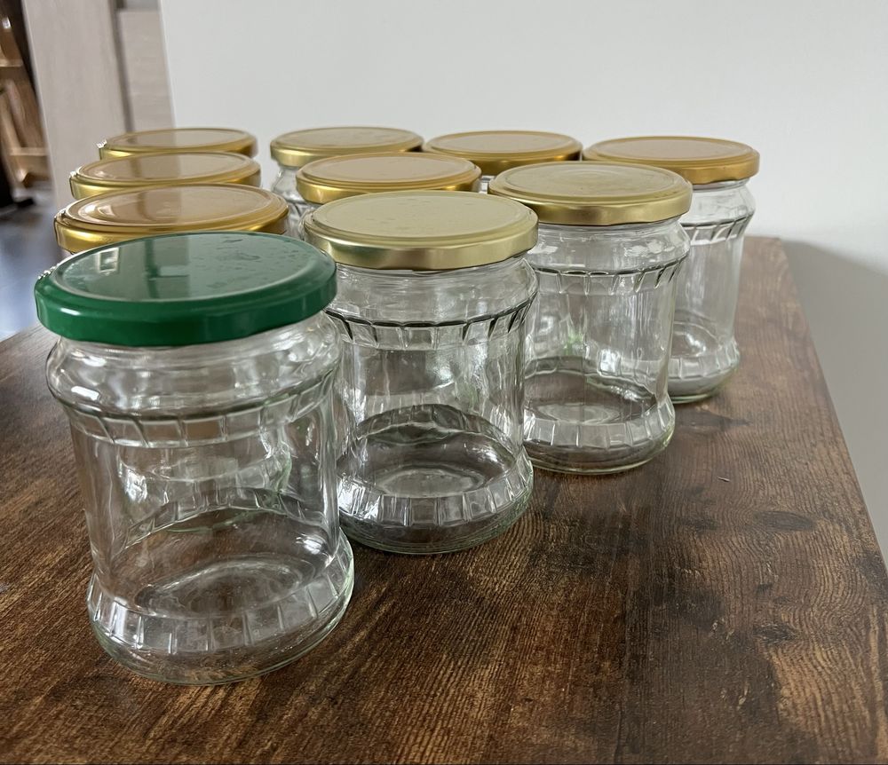 Słoiki 0,5 l komplet 10 sztuk