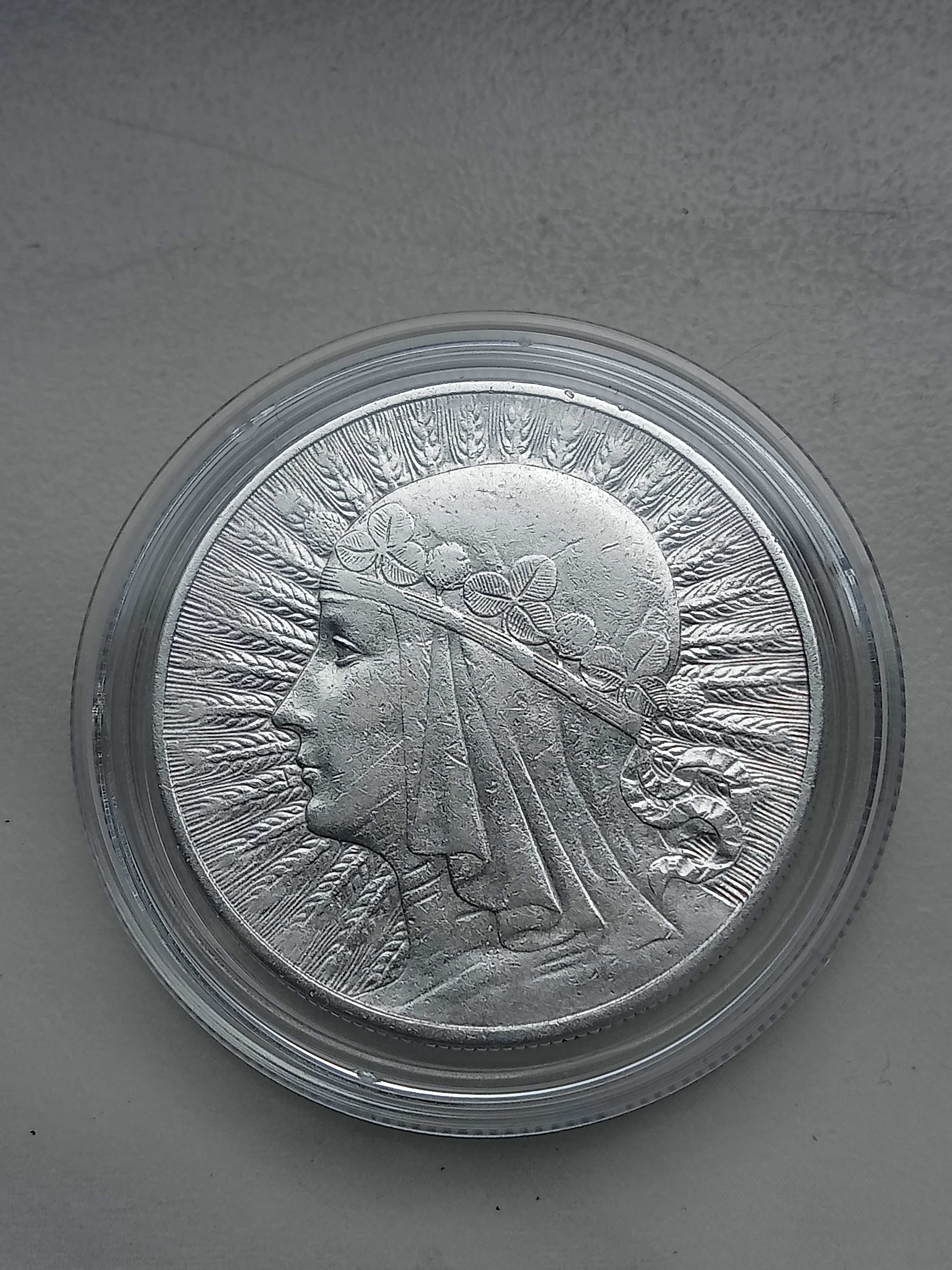 Moneta 10 zł 1932 r bzm Głowa srebro