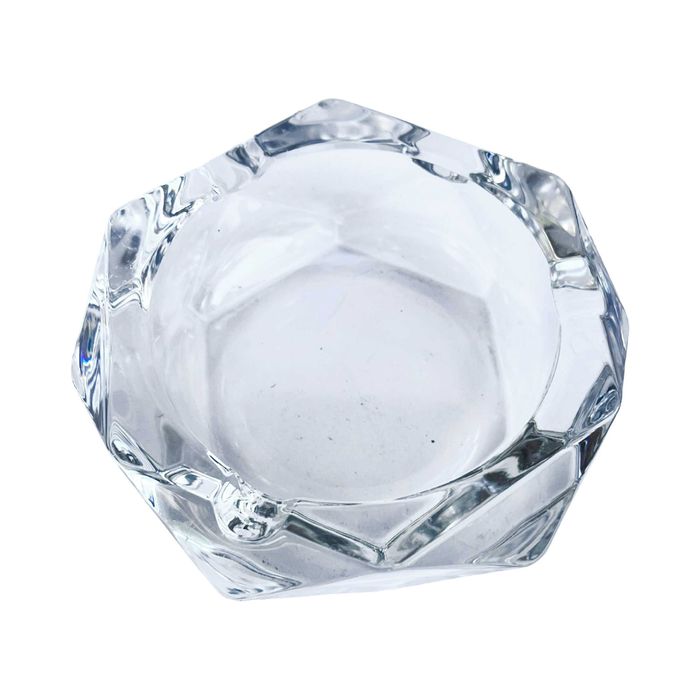 Szklana popielnica Bohemia, Czechosłowacja, lata 70.