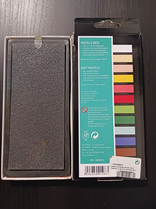 12 Barras Pastel Seco - Campus