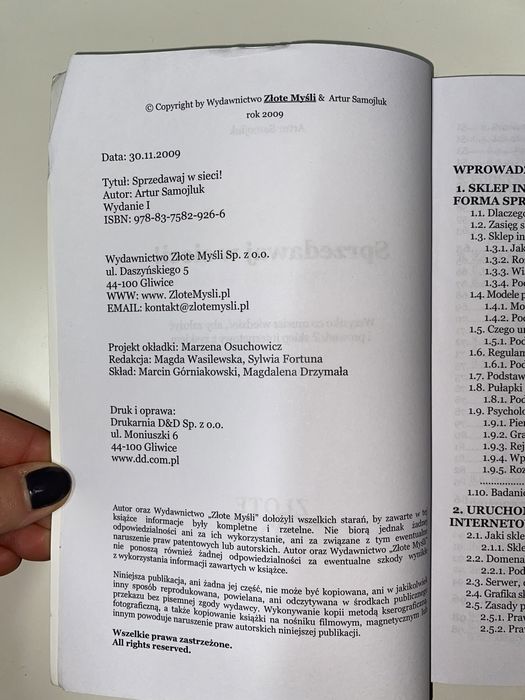 Książka „Sprzedawaj w sieci”