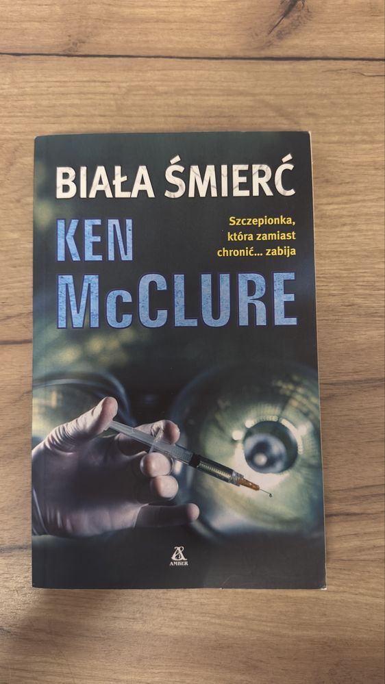 Kevin McClure Biała śmierć thriller medyczny