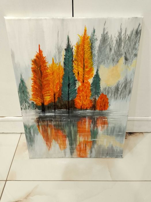 Obraz ręcznie malowany, akwarela.