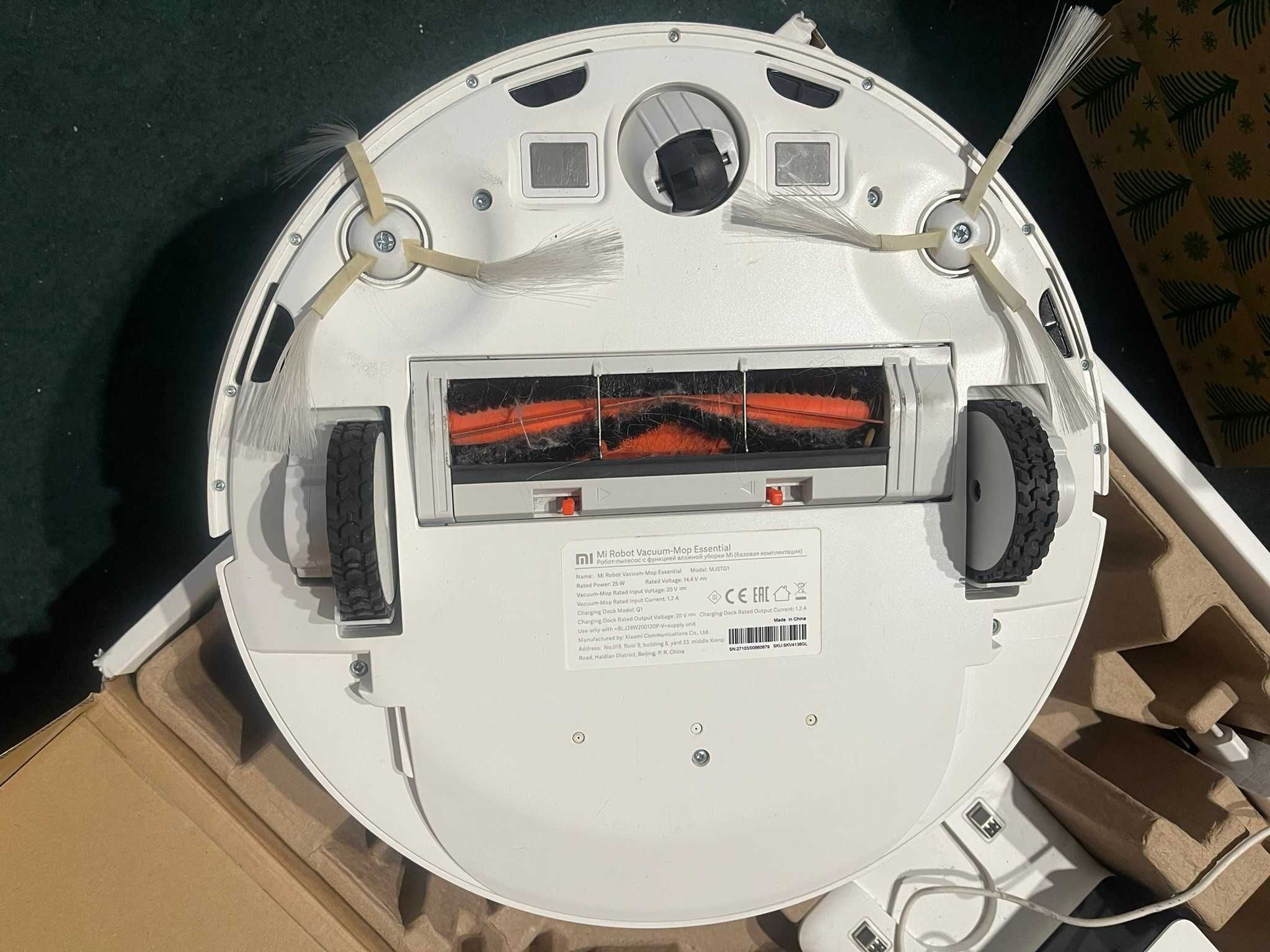 Xiaomi Mi Robot Vacuum-Mop Essential – pełny zestaw, stan bdb