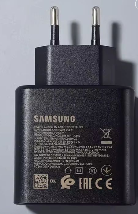 Акция! Зарядное устройство Samsung 45W,Вьетнам