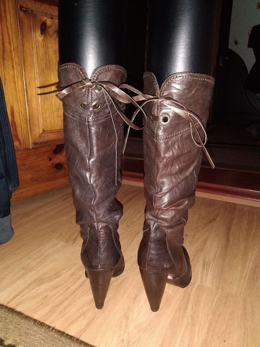 Сапоги женские,кожаные 39размер