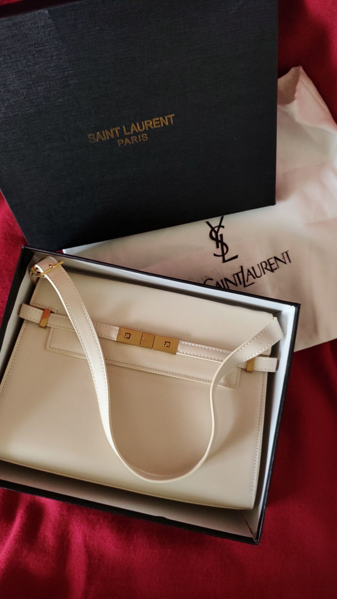 Шкіра шкіряна кожа сумка Yves Saint Laurent