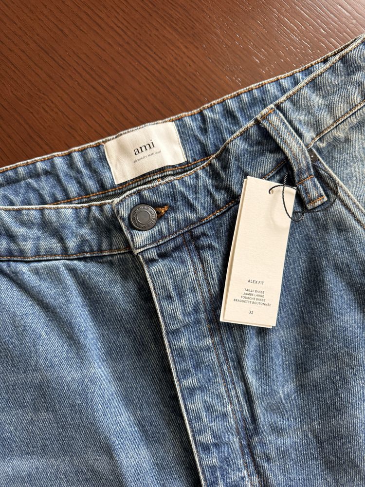 Ami Paris Alex Fit Blue Jeans (32)