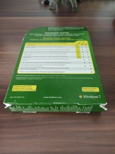 Windows 7 Home Wersja Box z kluczem i płytami w bardzo dobrym stanie.