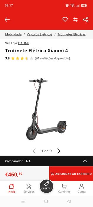 Trotinete xiaomi4 scooter