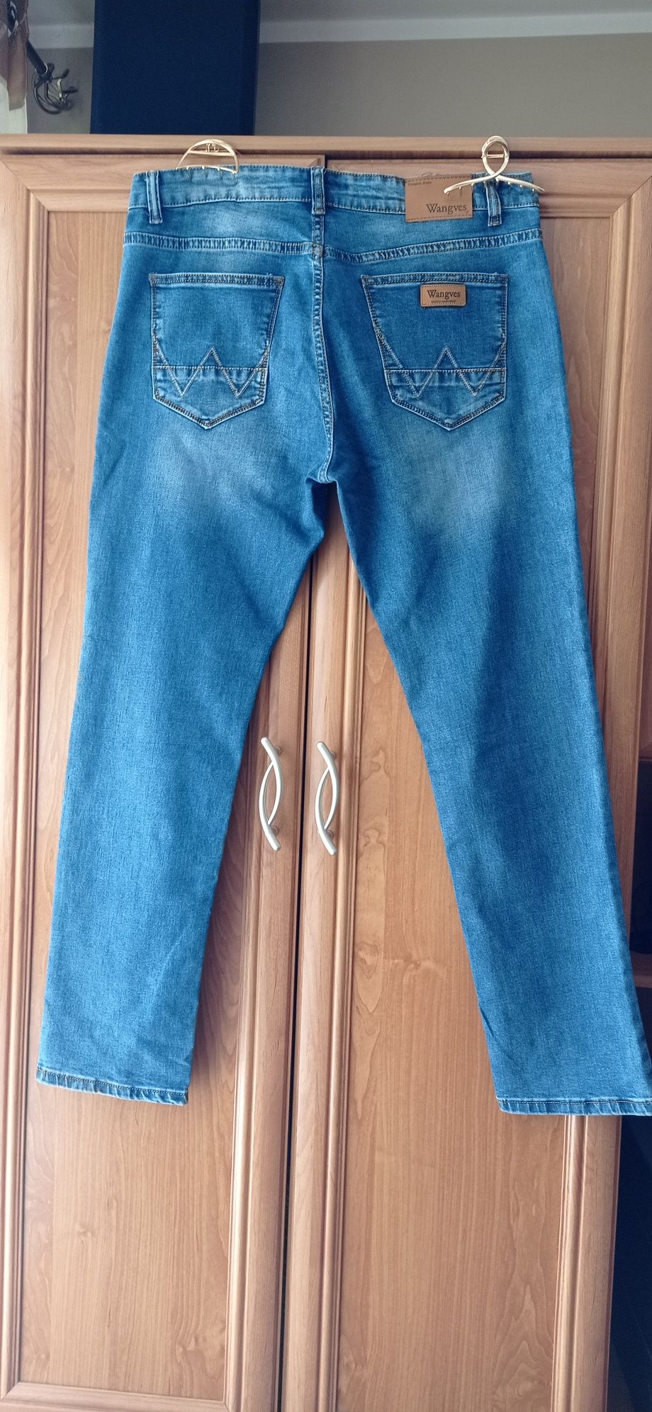 Spodnie Jeans Męskie W 37 L 32 Obwód w pasie 94cm