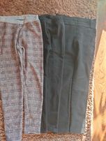 Spodnie legginsy grube ocieplane zimowe - zestaw 3 pary r. 158/164