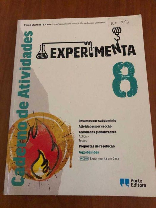 Caderno de atividades Físico-Quimica Experimenta 8