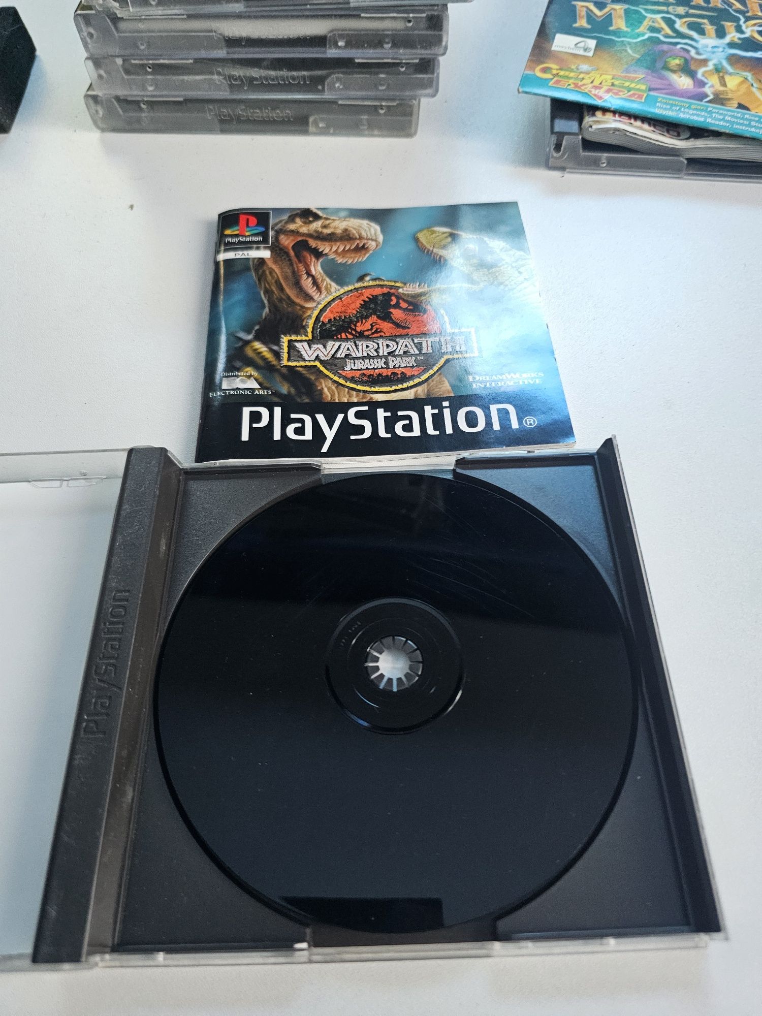 Jurrasic Park Warpath psx playstation 3xA komplet