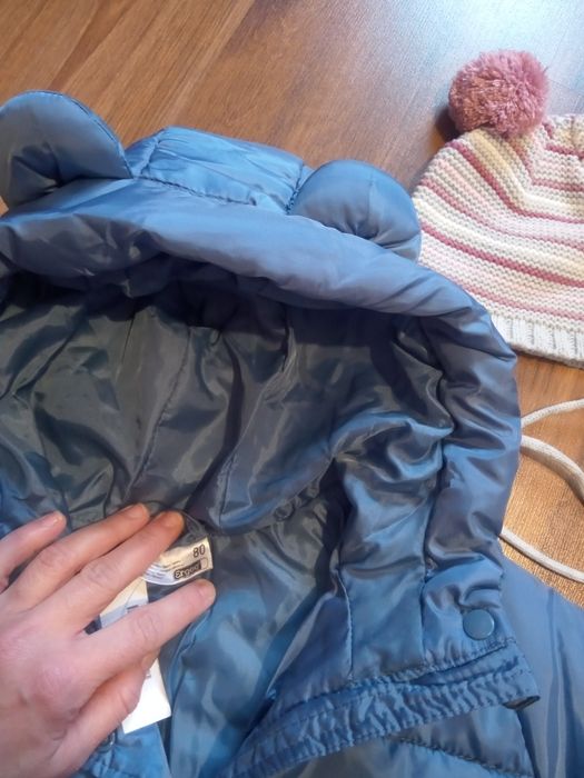 Nowa kurtka jesienna zimowa r. 80 dla dziewczynki gratis wysyłka