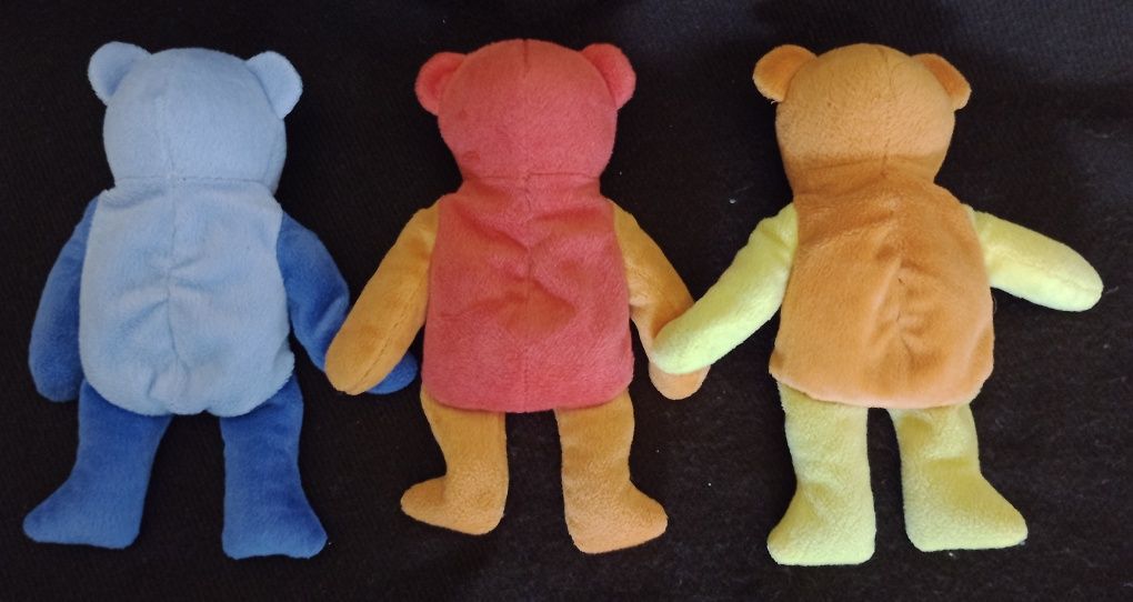 3 ursos peluche tipo Bammers & Bamm Beanos