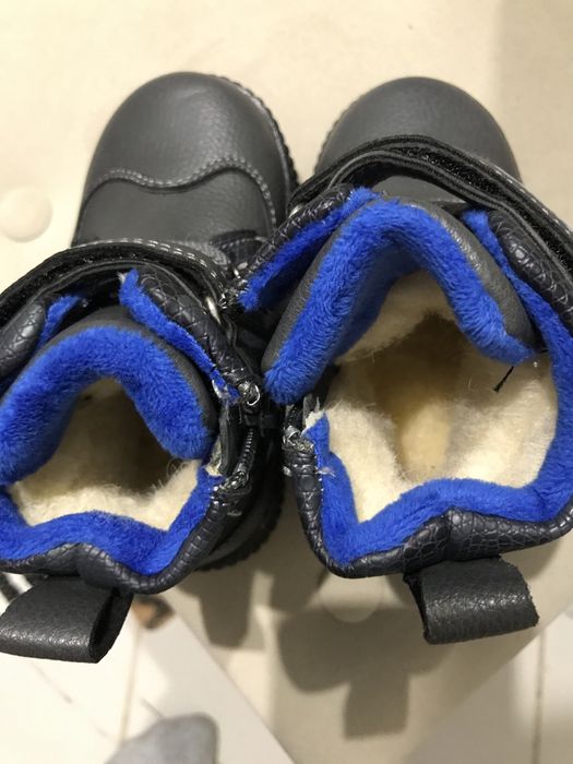 Дитячі теплі чоботи 23-13,5-24-15см