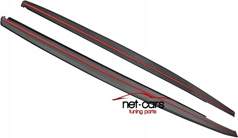 Zestaw BMW F10 F11 MPakiet spoiler przód, tył + progi czarny mat 00-00